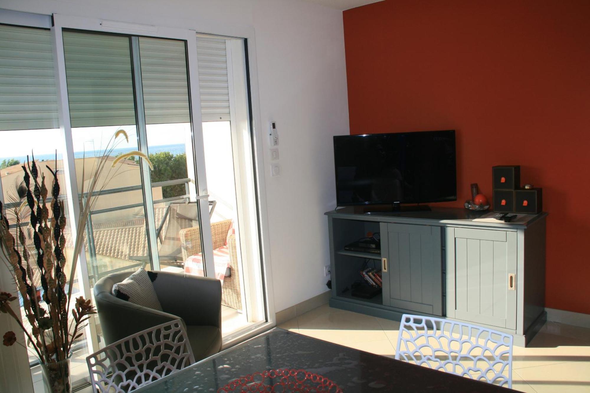 T3 Vue Mer 100M De La Plage Wifi Et Parking Saint-Pierre-la-Mer  Exteriör bild